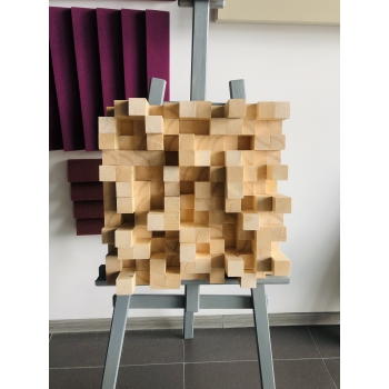 Акустический диффузор SkyLine Diffuser (540х540х130мм) натуральный